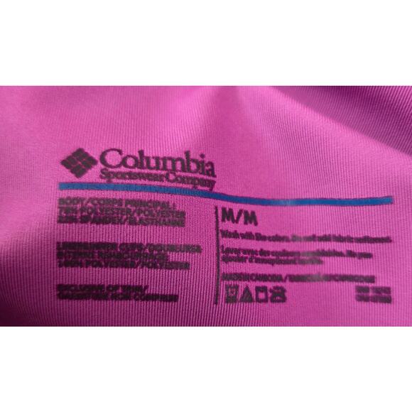 Columbia Logo Women's Racerback Sports Bra Lilac - Picture 3 of 5